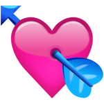 HEART Pink_Heart_With_Arrow_Emoji