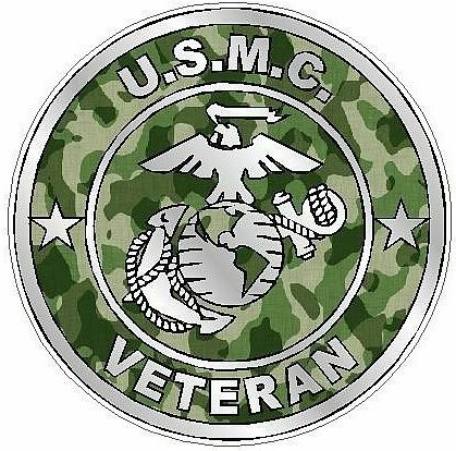 MARINE CORPS VETERAN camo green