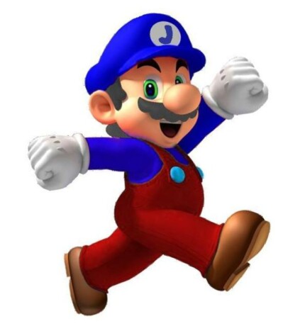 Mario Brothers Jumpman Logo