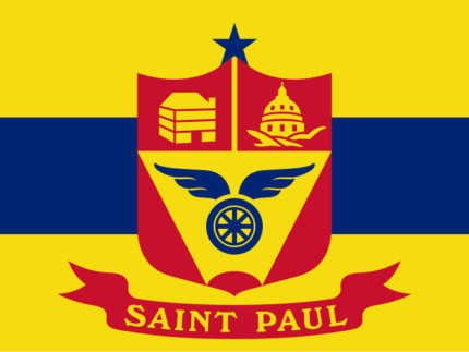 Minnesota St Paul City Flag Decal