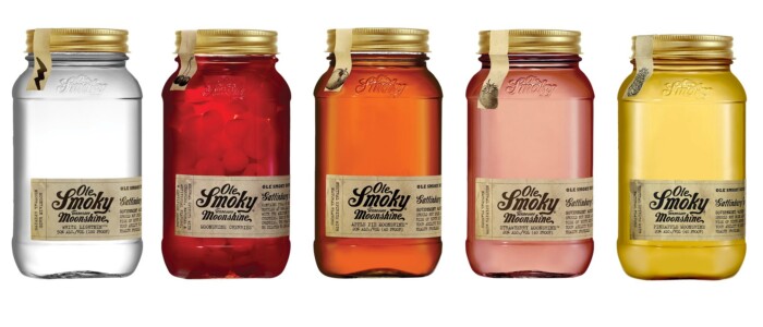 Moonshine Ole Smoky  Mason Jars Sticker