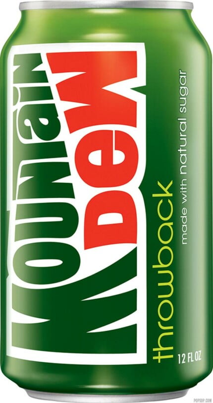 Mountain Dew Throwback Can