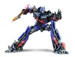 Optimus Prime IN Action Color Sticker Cut to Shape