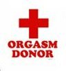 Orgasm Donor Decal