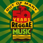 OUT OF MANY REGGAE MISIC STICKER