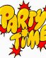 Party Time logo sticker