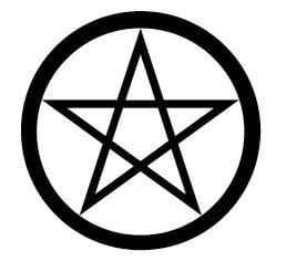 Pentacle Vinyl Decal 2