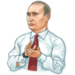 president vladimir putin political sticker 18