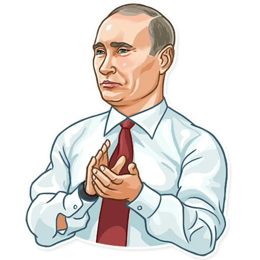 president vladimir putin political sticker 18