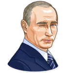 president vladimir putin political sticker 19