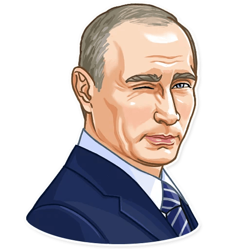 president vladimir putin political sticker 19