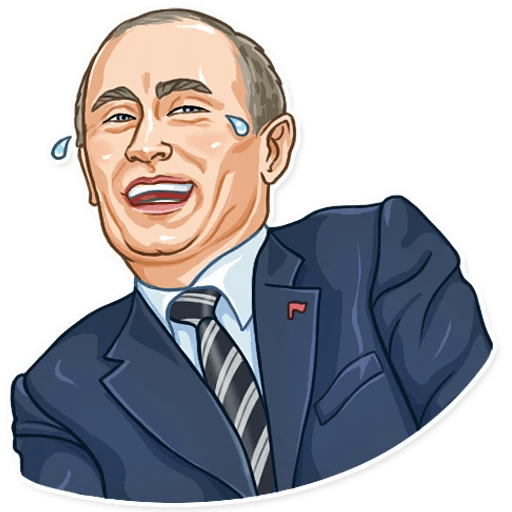 president vladimir putin political sticker 1