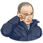 president vladimir putin political sticker 25