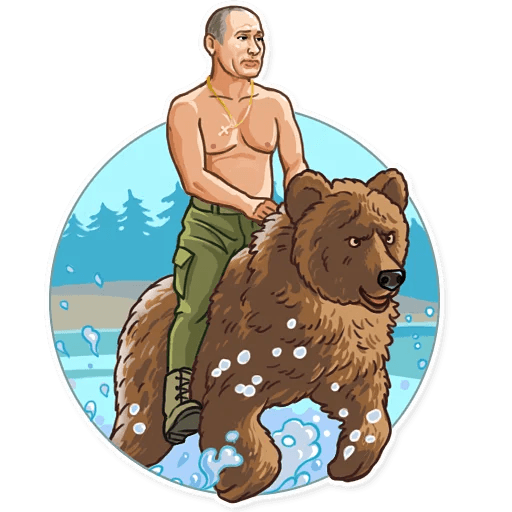 president vladimir putin political sticker 6