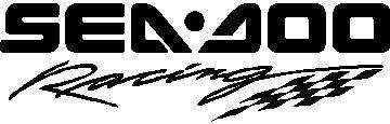 Sea-Doo Racing Decal Die Cut Sticker 02