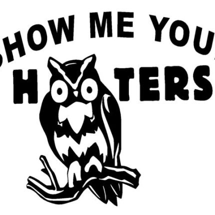 Show Me Your Hooters Vinyl Car Decal