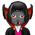 vampire dark emoji