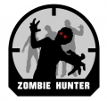 walking dead zombie hunter sticker 24