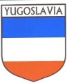 Yugoslavia Flag Crest Decal Sticker