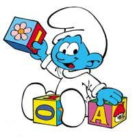 Baby Smurf Decal