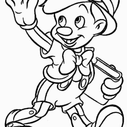 Pinocchio Diecut Decal