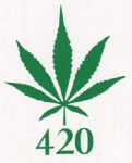 420 with Weed Leaf Decal 2