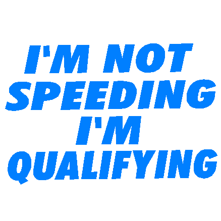 Qualifying vinyl car decal