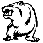 628 Grizzly Bear Decal