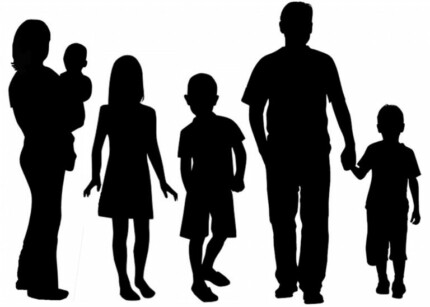 6-long-hair-mom-dad-daughter-son-son-baby-silhouette decal