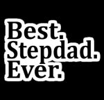 best stepdad ever Funny Guy Sticker