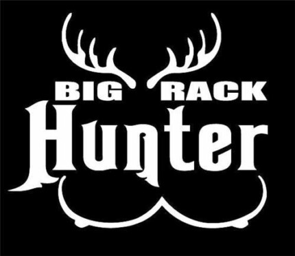 big rack hunter decal