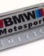 BMW motosport special edition adhesive chrome emblem