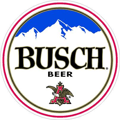 Busch Beer Round Logo Decal