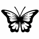 butterfly decal 0667