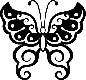 Butterfly Vinyl Window or Wall Decal 3