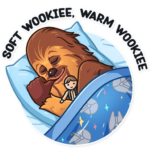 chewbacca wookiee star wars sticker 20