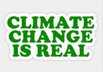 climate change is real Sticker