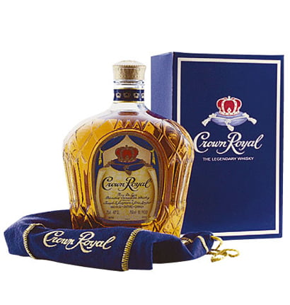 Crown Royal Bottle Box and Bag Decal Sticker