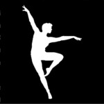 Dance Silhouette Decal MALE
