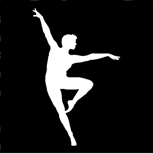 Dance Silhouette Decal MALE