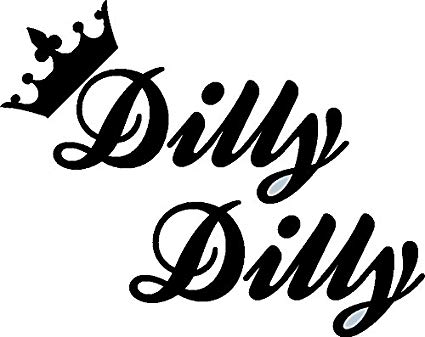 dilly dilly auto decal