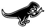 Dinosaur Eating Jesus Fish Evolve Sticker