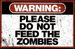 Dont Feed the Zombies Sticker