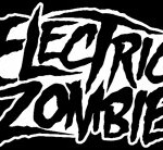 electric zombie black and white sticker