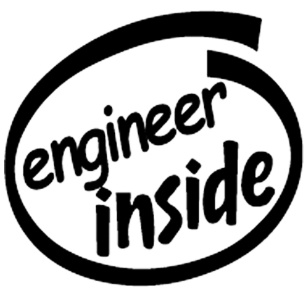 Engineer Inside Vinyl Decal