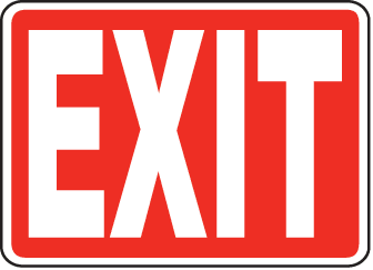 Exit Entrance Signs and Banners 04
