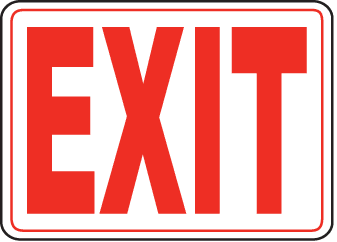 Exit Entrance Signs and Banners 05