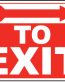 Exit Entrance Signs and Banners 22