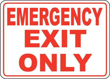 Exit Entrance Signs and Banners 39