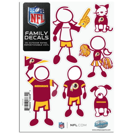 Redskins Stick Family Decal Pack